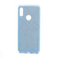 Чехол Fashion с блестками силикон-пластик для Huawei Honor 8A/Y6 2019 голубой