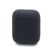 Чехол для наушников AirPods 2 Silicone Case (018) черный