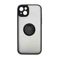 Чехол Shockproof Ring для Apple iPhone 14 Plus/6.7 (004) черный