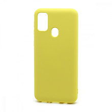 Чехол Silicone Case NEW ERA (накладка/силикон) для Samsung Galaxy M21/M30S желтый