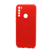 Чехол Silicone Case NEW ERA (накладка/силикон) для Xiaomi Redmi Note 8T красный