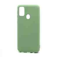 Чехол Silicone Case NEW ERA (накладка/силикон) для Samsung Galaxy M21/M30S зеленый