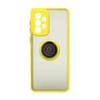 Чехол Shockproof Ring для Samsung Galaxy А33 (001) желто-черный