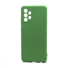 Чехол Silicone Case NEW ERA (накладка/силикон) для Samsung Galaxy A32 4G зеленый