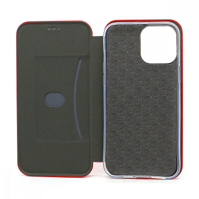 Чехол-книжка BF модельный (силикон/кожа) для Apple iPhone 13 Pro Max/6.7 красный
