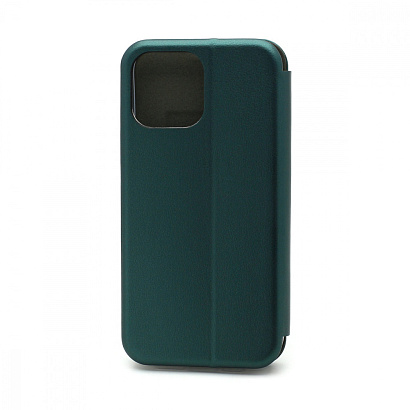 Чехол-книжка BF модельный (силикон/кожа) для Apple iPhone 13 Pro Max/6.7 зелёный