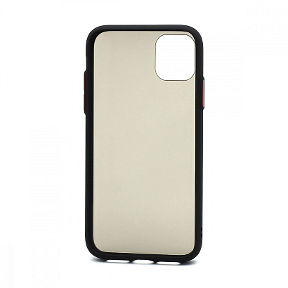 Чехол Shockproof Lite силикон-пластик для Apple iPhone 11/6.1 черно-красный