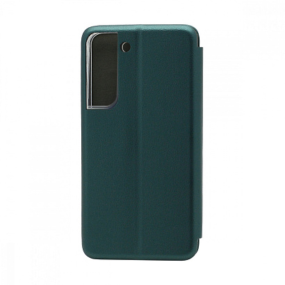 Чехол-книжка BF модельный (силикон/кожа) для Samsung Galaxy S22 зеленый