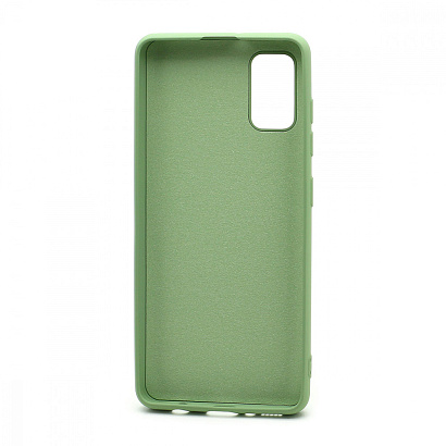 Чехол Silicone Case NEW ERA (накладка/силикон) для Samsung Galaxy A41 зеленый