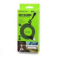 Кабель USB - Micro USB Borofone BX31 "Silicone" (2.4А, 100см) черный