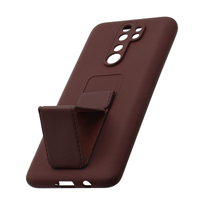 Чехол Magnetic Stend 2 для Xiaomi Redmi Note 8 Pro (006) бордовый