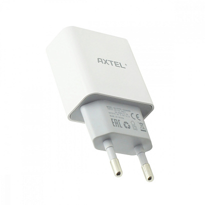 СЗУ с выходом USB AXTEL (2.1A) белое