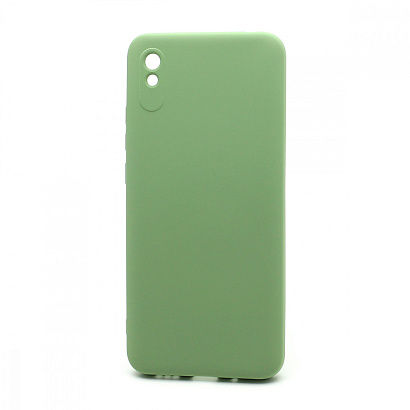 Чехол Silicone Case NEW ERA (накладка/силикон) для Xiaomi Redmi 9A зеленый