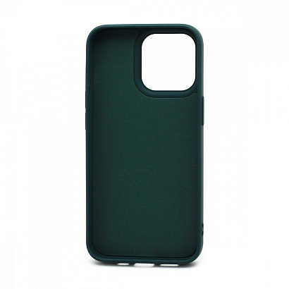 Чехол Silicone Case NEW ERA (накладка/силикон) для Apple iPhone 13 Pro/6.1 темно зеленый