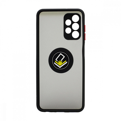 Чехол Shockproof Ring для Samsung Galaxy А13 (003) черно-красный