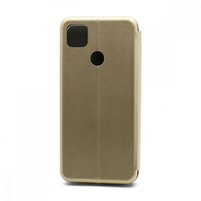 Чехол-книжка BF модельный (силикон/кожа) для Xiaomi Redmi 9C золотистый