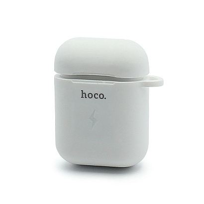 Чехол-зарядка для наушников AirPods Hoco CW22 белый