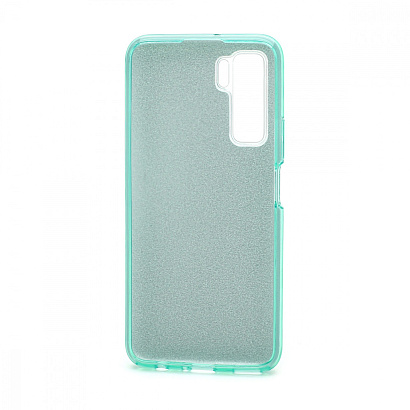 Чехол Fashion с блестками силикон-пластик для Huawei Honor 30S/Nova 7SE зеленый