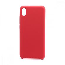 Чехол Silicone Cover Color для Xiaomi Redmi 7A (015) красный