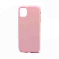 Чехол Silicone Case без лого для Apple iPhone 11/6.1 (полная защита) (006) розовый
