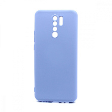 Чехол Silicone Case NEW ERA (накладка/силикон) для Xiaomi Redmi 9 голубой