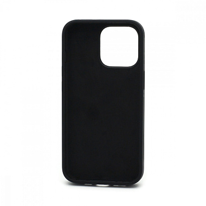 Чехол Silicone Case без лого для Apple iPhone 13 Pro/6.1 (полная защита) (018) черный
