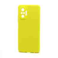 Чехол Silicone Case NEW ERA (накладка/силикон) для Xiaomi Redmi Note 10 Pro желтый