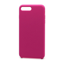 Чехол Silicone Case без лого для Apple iPhone 7/8 Plus (054) темно розо