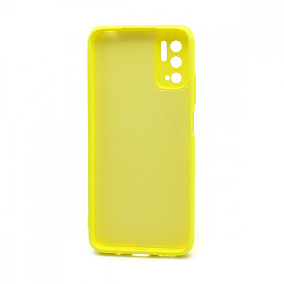 Чехол Silicone Case NEW ERA (накладка/силикон) для Xiaomi Redmi Note 10T желтый