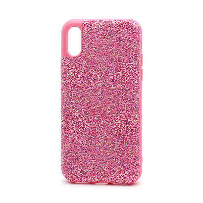 Чехол Puloka LISA для Apple iPhone X/XS розовый тех. пак