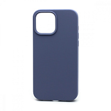 Чехол Silicone Case без лого для Apple iPhone 13 Pro Max/6.7 (полная защита) (046) синий
