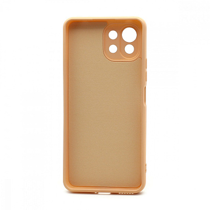 Чехол Silicone Case NEW ERA (накладка/силикон) для Xiaomi 11 Lite светло розовый
