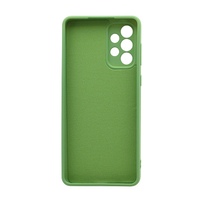 Чехол Silicone Case NEW ERA (накладка/силикон) для Samsung Galaxy A73 зеленый
