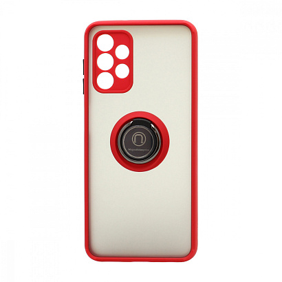 Чехол Shockproof Ring для Samsung Galaxy А13 (002) красно-черный