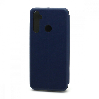 Чехол-книжка BF модельный (силикон/кожа) для Realme 5 синий