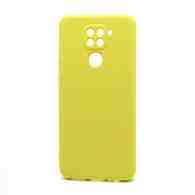 Чехол Silicone Case NEW ERA (накладка/силикон) для Xiaomi Redmi Note 9 желтый