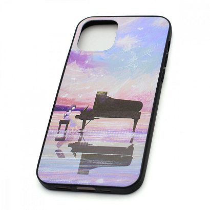 Чехол EDIVIA 3D Print (накладка/силикон-пластик) для iPhone 12/12 Pro/6.1 (076)