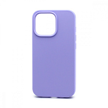 Чехол Silicone Case без лого для Apple iPhone 13 Pro/6.1 (полная защита) (041) сиреневый