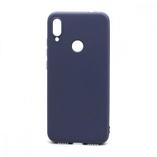 Чехол Silicone Case NEW ERA (накладка/силикон) для Xiaomi Redmi Note 7 серый