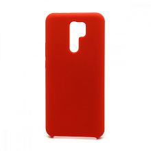 Чехол Silicone Cover Color для Xiaomi Redmi 9 (001) красный