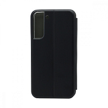 Чехол-книжка BF модельный (силикон/кожа) для Samsung Galaxy S22 Plus черный