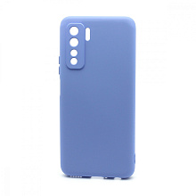 Чехол Silicone Case NEW ERA (накладка/силикон) для Huawei Honor 30S/Nova 7SE голубой