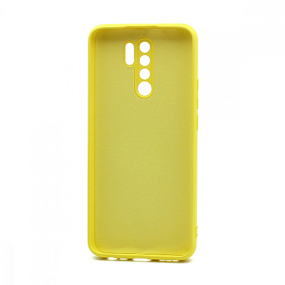 Чехол Silicone Case NEW ERA (накладка/силикон) для Xiaomi Redmi 9 желтый