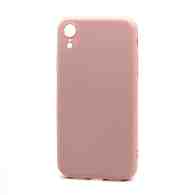 Чехол Silicone Case NEW ERA (накладка/силикон) для Apple iPhone XR светло розовый.