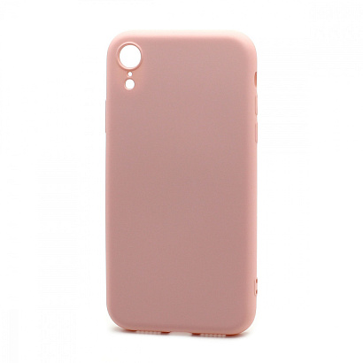 Чехол Silicone Case NEW ERA (накладка/силикон) для Apple iPhone XR светло розовый.
