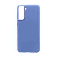 Чехол Silicone Case NEW ERA (накладка/силикон) для Samsung Galaxy S21 голубой
