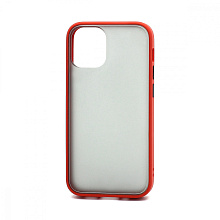 Чехол Shockproof силикон-пластик для Apple iPhone 12 Mini/5.4 красно-черный