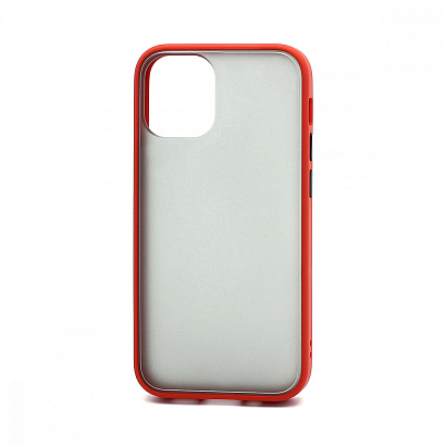 Чехол Shockproof силикон-пластик для Apple iPhone 12 Mini/5.4 красно-черный
