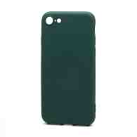 Чехол Silicone Case NEW ERA (накладка/силикон) для Apple iPhone 7/8/SE 2020 темно зеленый