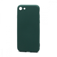 Чехол Silicone Case NEW ERA (накладка/силикон) для Apple iPhone 7/8/SE 2020 темно зеленый